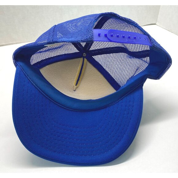 Rocky Mountain Air Service Trucker Hat Nampa Idaho Snapback Cap Blue PNW - Picture 3 of 10